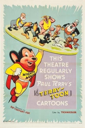 Amazon.com: Mighty Mouse Poster #01 24x36in: Prints: Posters & Prints